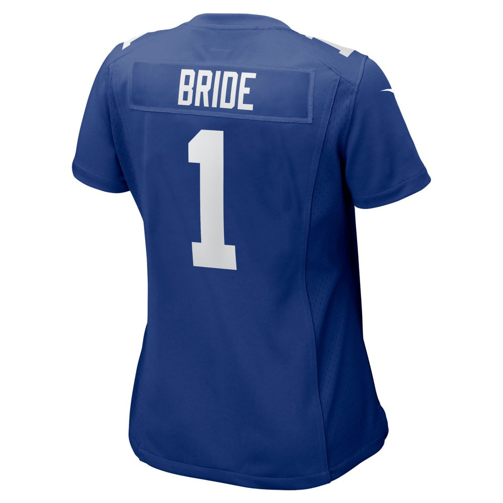 Number 1 Bride New York Giants Women's Game Jersey - Royal Jerseys
