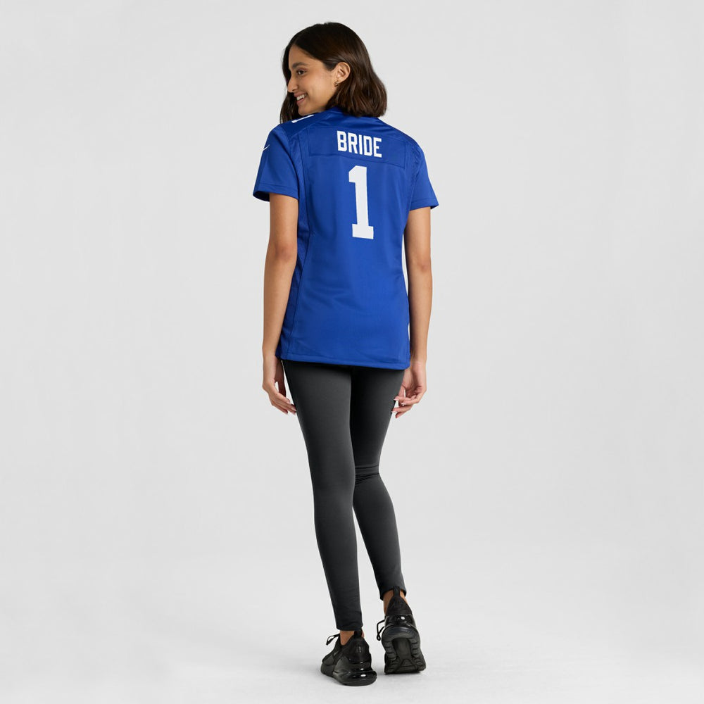 Number 1 Bride New York Giants Women's Game Jersey - Royal Jerseys
