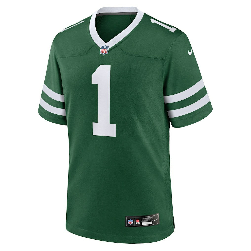 Number 1 Groom New York Jets Game Jersey - Legacy Green Jerseys