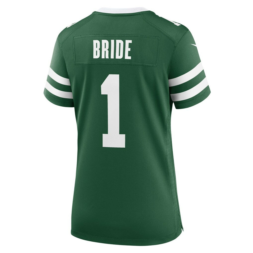 Number 1 Bride New York Jets Women's Game Jersey - Legacy Green Jerseys