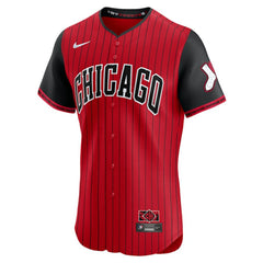 Chicago White Sox Nike 2025 City Connect Elite Jersey - Red/Black Jerseys