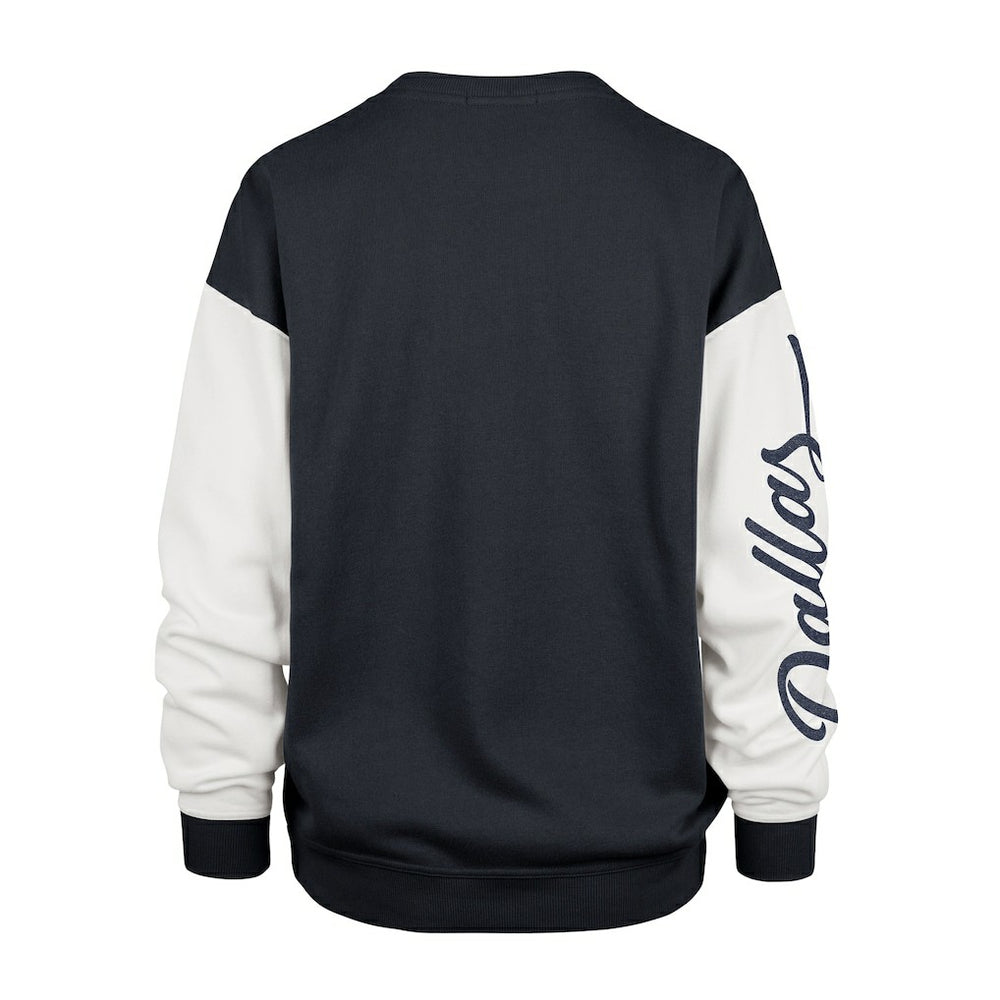 Dallas Cowboys '47 Women's Double Header Rise Andie Pullover Sweatshirt - Blue Pullover