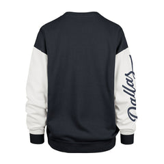 Dallas Cowboys '47 Women's Double Header Rise Andie Pullover Sweatshirt - Blue Pullover