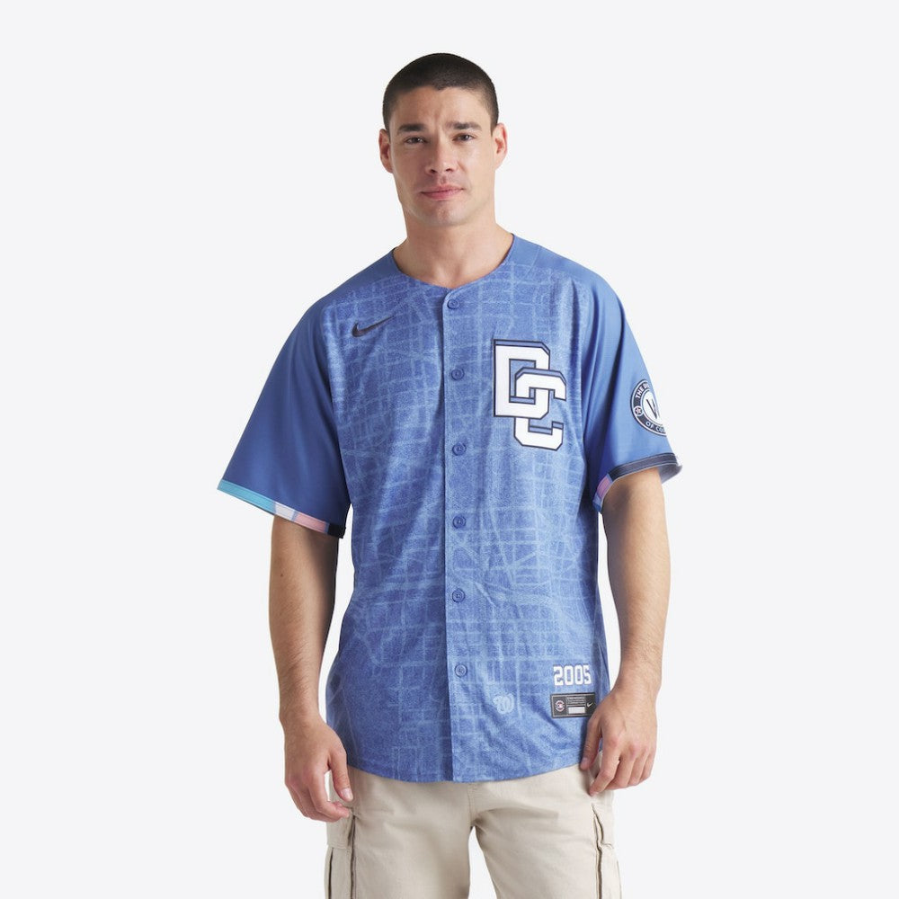 Washington Nationals Nike 2025 City Connect Limited Jersey - Blue Jerseys