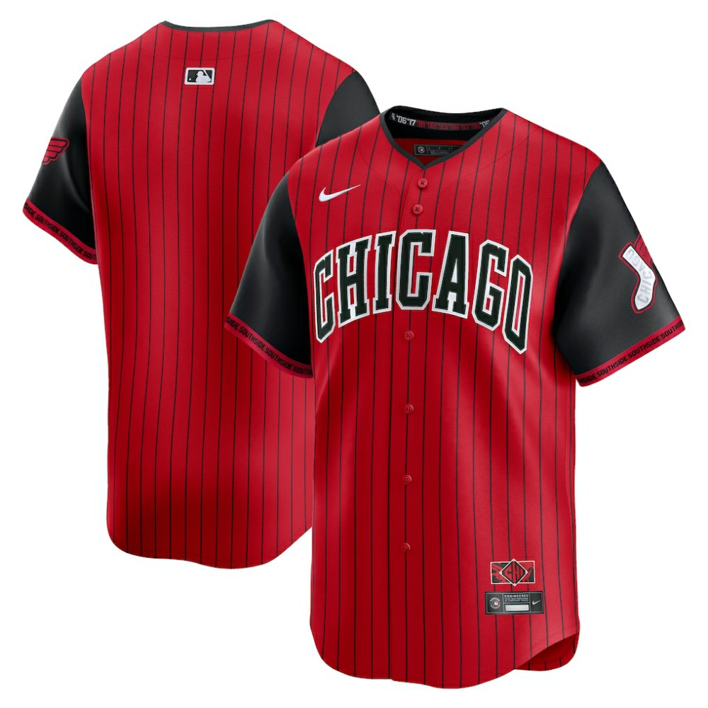 Chicago White Sox Nike 2025 City Connect Limited Jersey - Red/Black Jerseys