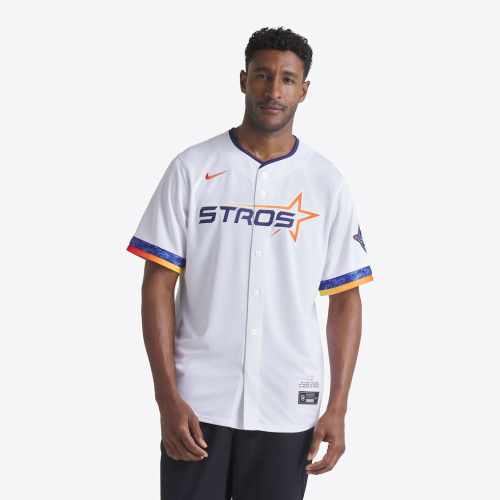 Houston Astros Nike 2025 City Connect Limited Jersey - White Jerseys