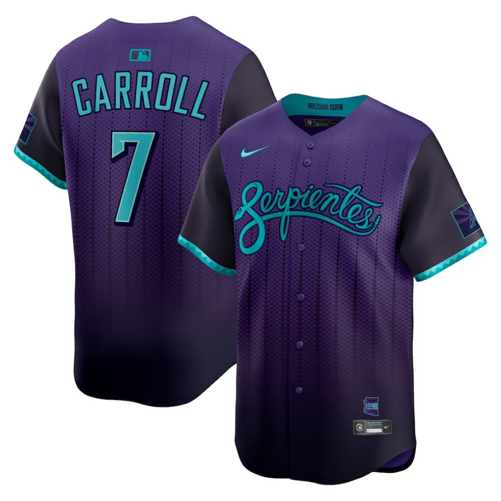 Corbin Carroll Arizona Diamondbacks Nike 2025 City Connect Limited Player Jersey - Purple Jerseys