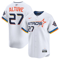 Jose Altuve Houston Astros Nike 2025 City Connect Limited Player Jersey - White Jerseys