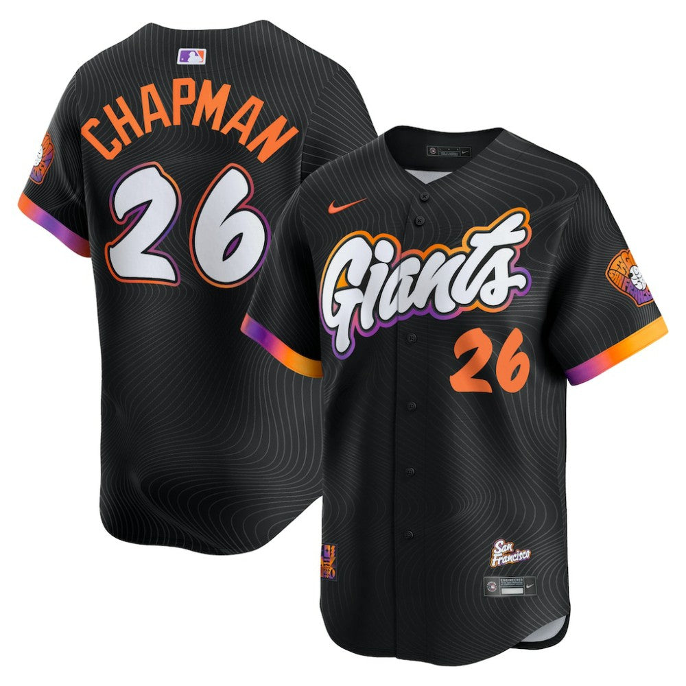 Matt Chapman San Francisco Giants Nike 2025 City Connect Limited Jersey - Anthracite Jerseys