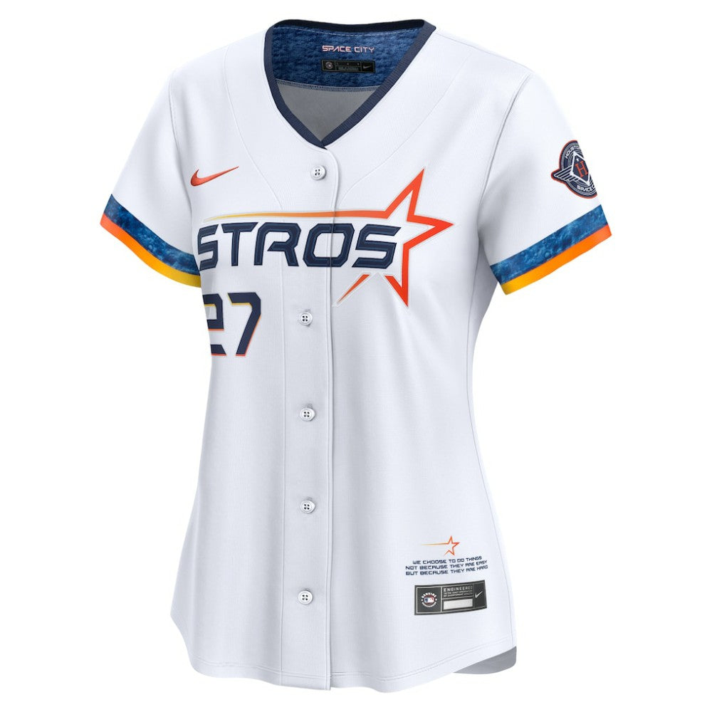 Jose Altuve Houston Astros Nike Women's 2025 City Connect Limited Jersey - White Jerseys