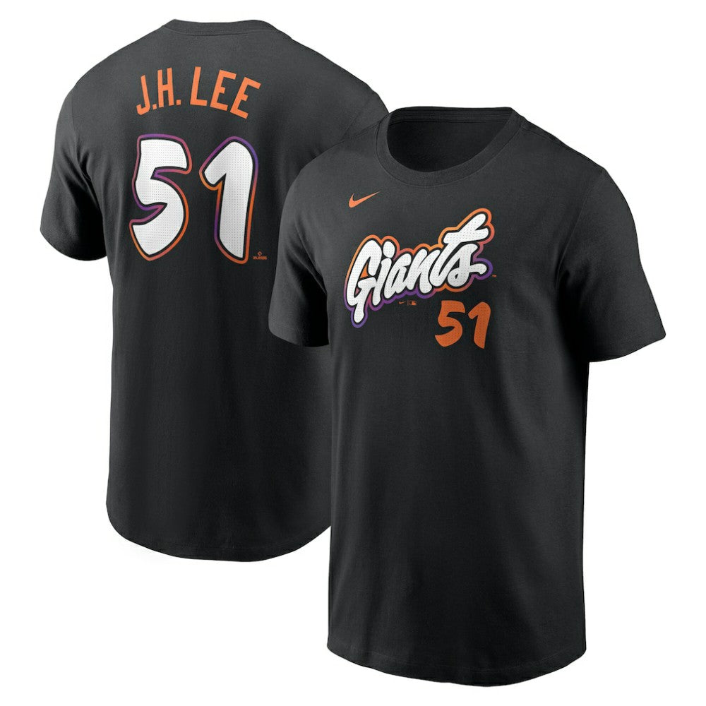 Jung Hoo Lee San Francisco Giants Nike 2025 City Connect Fuse Name & Number T-Shirt - Anthracite T-shirts