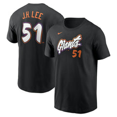 Jung Hoo Lee San Francisco Giants Nike 2025 City Connect Fuse Name & Number T-Shirt - Anthracite T-shirts