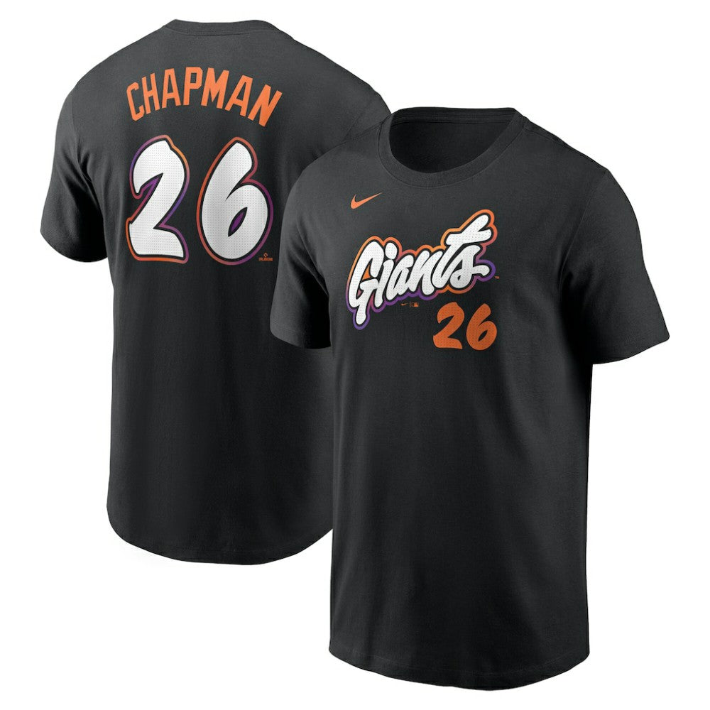 Matt Chapman San Francisco Giants Nike 2025 City Connect Fuse Name & Number T-Shirt - Anthracite T-shirts