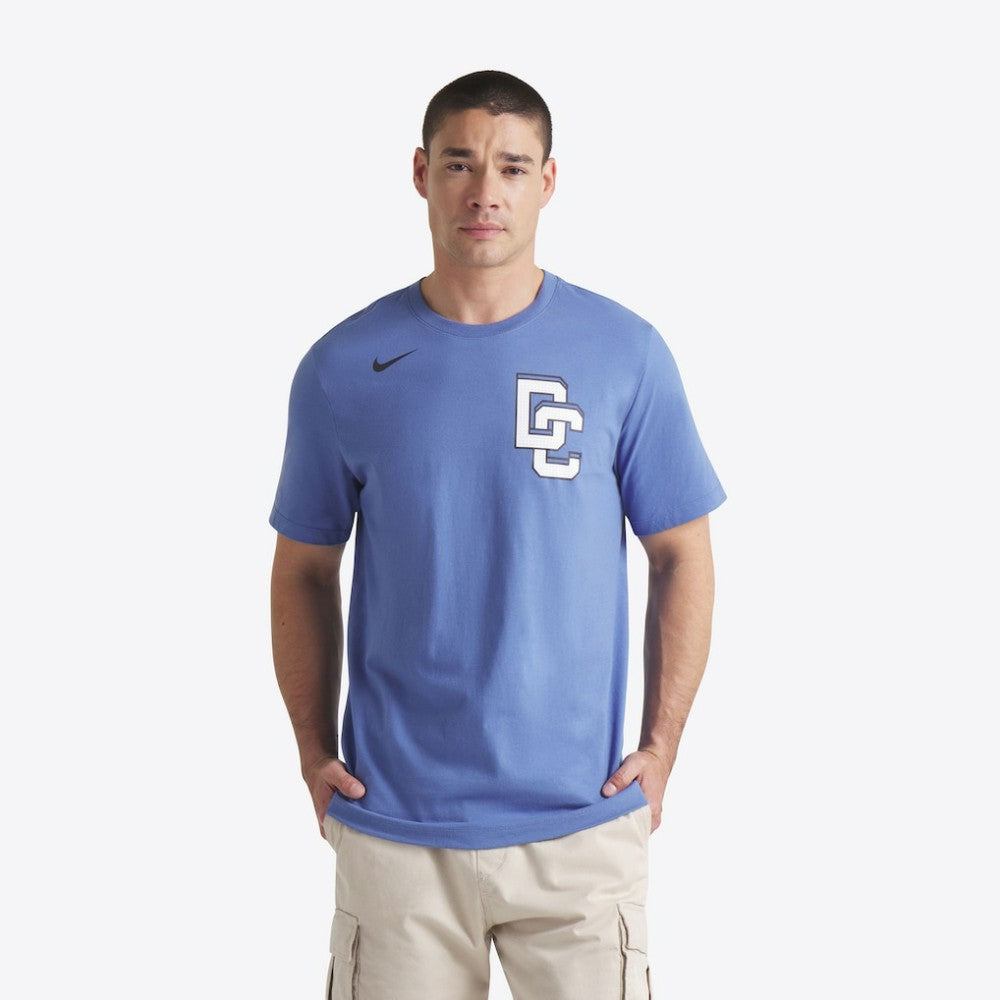 CJ Abrams Washington Nationals Nike 2025 City Connect Fuse Name & Number T-Shirt - Blue T-shirts