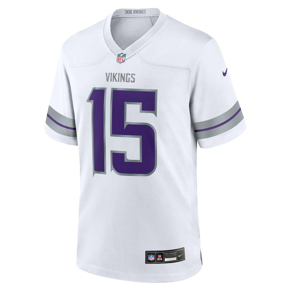 Dallas Turner Minnesota Vikings Alternate Game Jersey - White Jerseys
