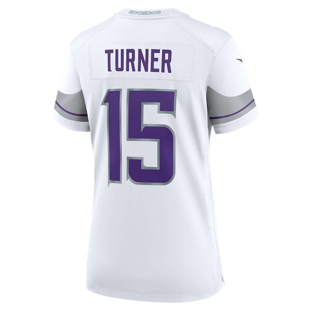 Dallas Turner Minnesota Vikings Women's Alternate Game Jersey - White Jerseys