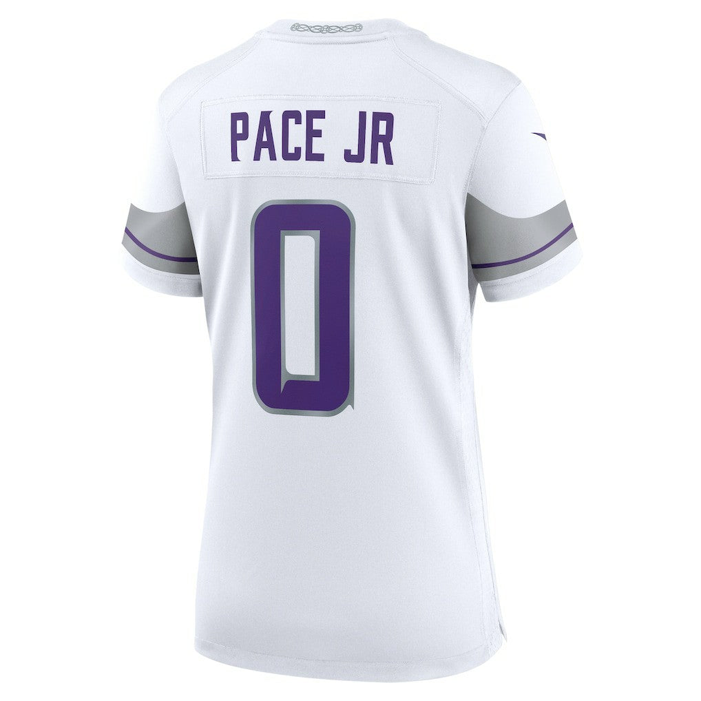 Ivan Pace Jr Minnesota Vikings Women's Alternate Game Jersey - White Jerseys