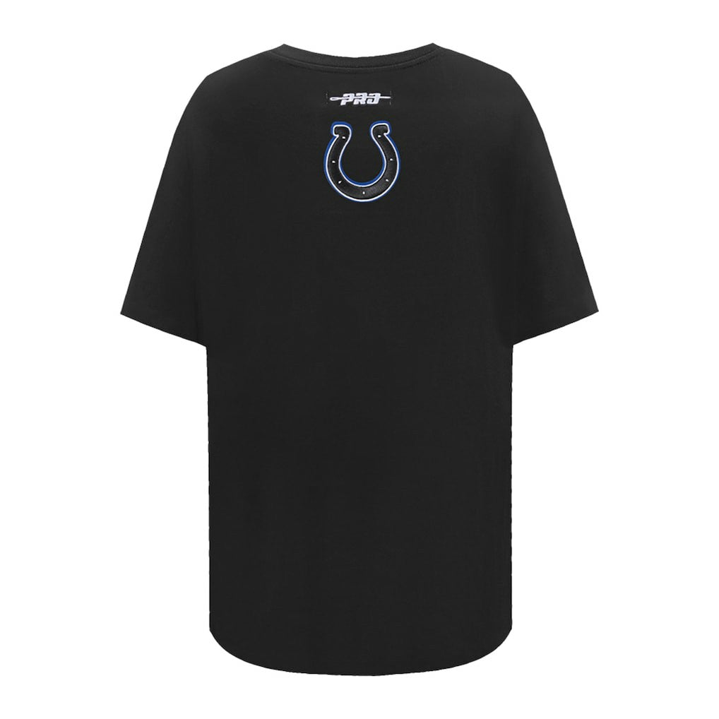 Indianapolis Colts Pro Standard Women's Indiana Nights Colts Oversized T-Shirt - Black T-shirts