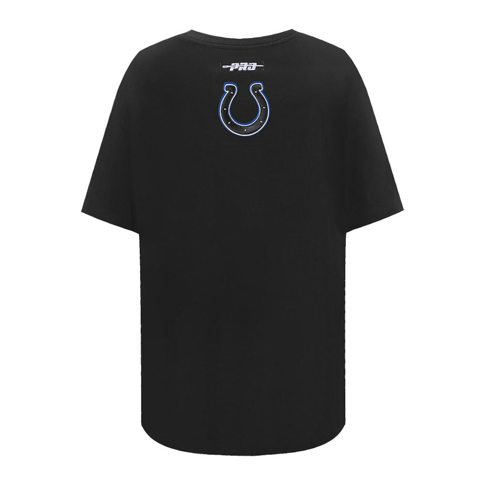 Indianapolis Colts Pro Standard Women's Indiana Nights Colts Oversized T-Shirt - Black T-shirts