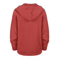 San Francisco 49ers '47 Women's Plus Size Clarity Kennedy Pullover Hoodie - Scarlet Hoodies