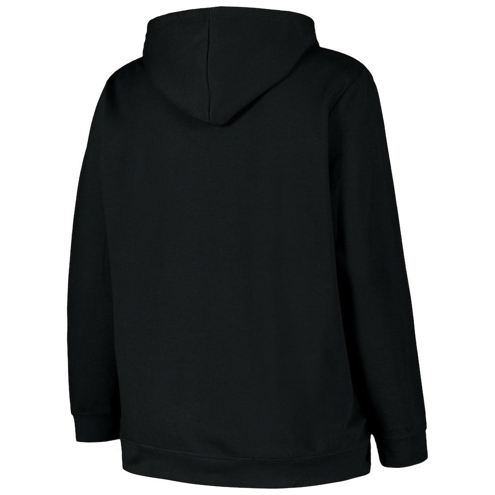 Cincinnati Bengals '47 Women's Plus Size Clarity Kennedy Pullover Hoodie - Black Hoodies