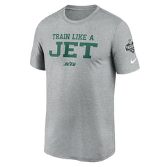 New York Jets 2024 NFL Training Camp Legend Performance T-Shirt - Heather Gray T-shirts