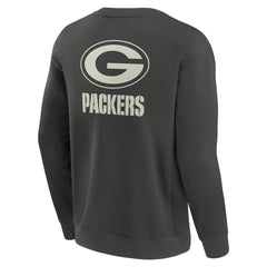 Green Bay Packers Elements Future Ground Lettering Pullover Sweatshirt - Charcoal Pullover