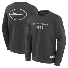 New York Jets Elements Future Ground Lettering Pullover Sweatshirt - Charcoal Pullover