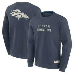 Denver Broncos Elements Future Ground Lettering Pullover Sweatshirt - Navy Pullover
