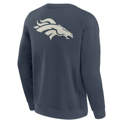 Denver Broncos Elements Future Ground Lettering Pullover Sweatshirt - Navy Pullover