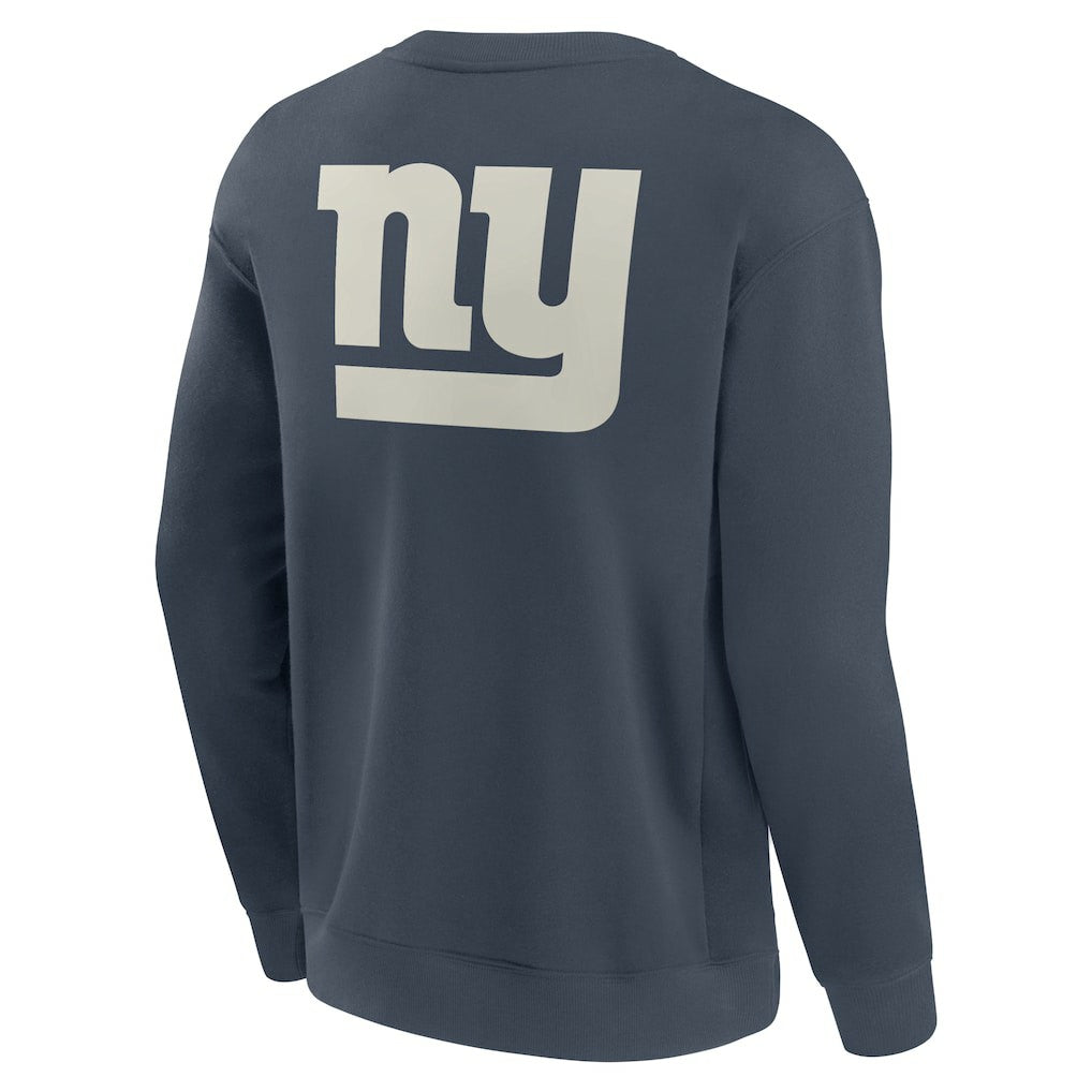 New York Giants Elements Future Ground Lettering Pullover Sweatshirt - Navy Pullover