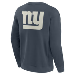 New York Giants Elements Future Ground Lettering Pullover Sweatshirt - Navy Pullover