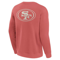 San Francisco 49ers Elements Future Ground Lettering Pullover Sweatshirt - Red Pullover