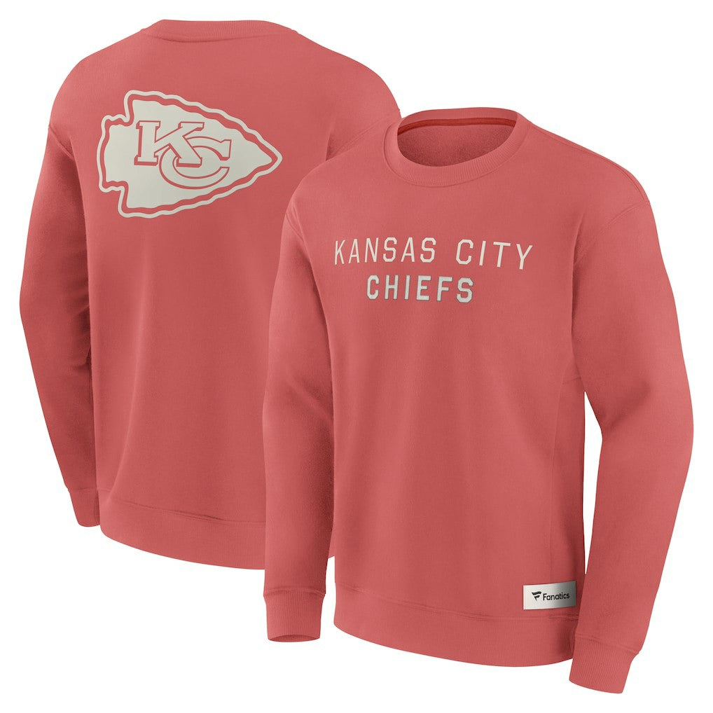 Kansas City Chiefs Elements Future Ground Lettering Pullover Sweatshirt - Red Pullover