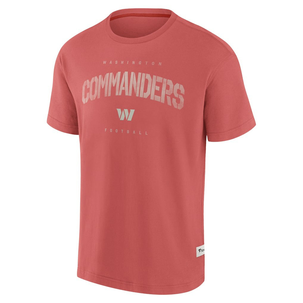 Washington Commanders Elements Weathered Tonal Future Ground T-Shirt - Red T-shirts