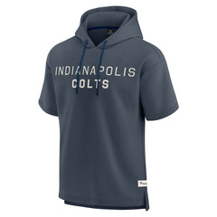 Indianapolis Colts Elements Future Ground Lettering Short Sleeve Pullover Hoodie - Navy Hoodies