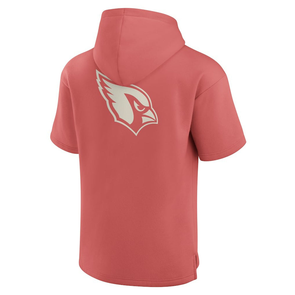 Arizona Cardinals Elements Future Ground Lettering Short Sleeve Pullover Hoodie - Red Hoodies
