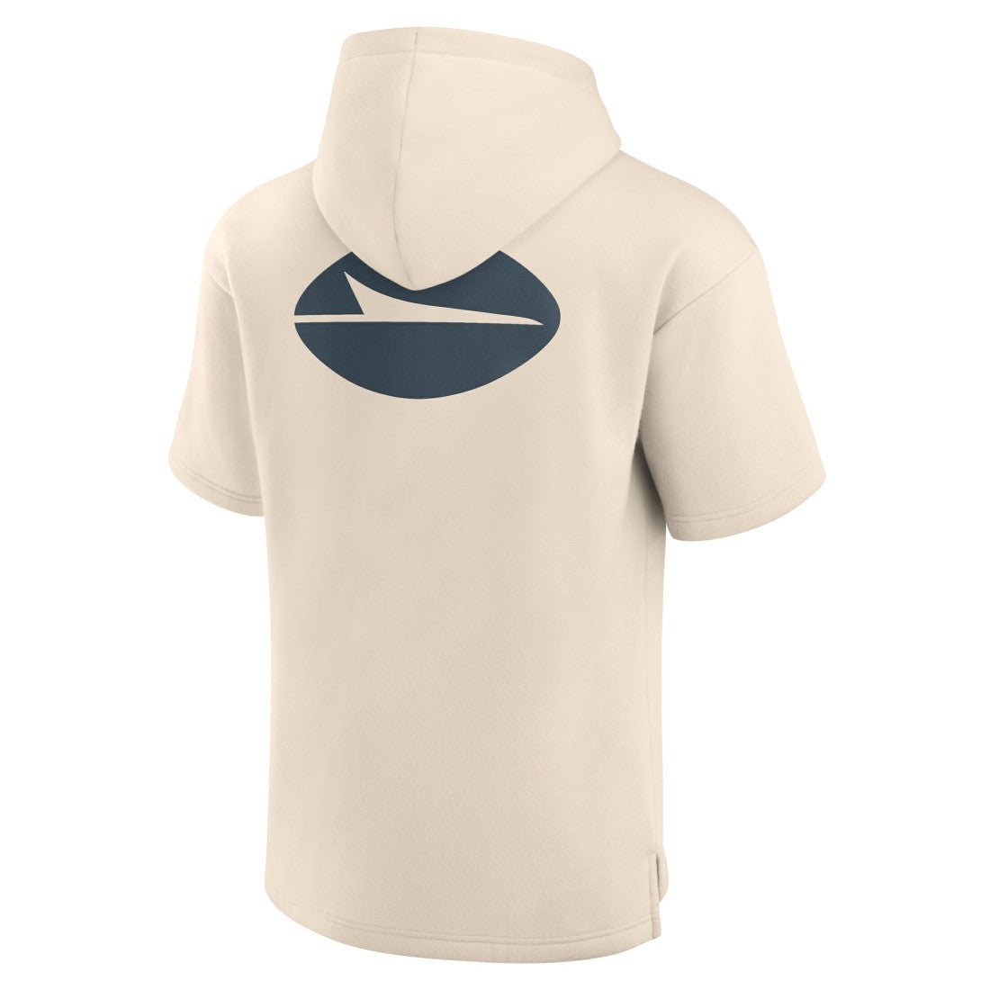 New York Jets Elements Future Ground Lettering Short Sleeve Pullover Hoodie - Cream Hoodies