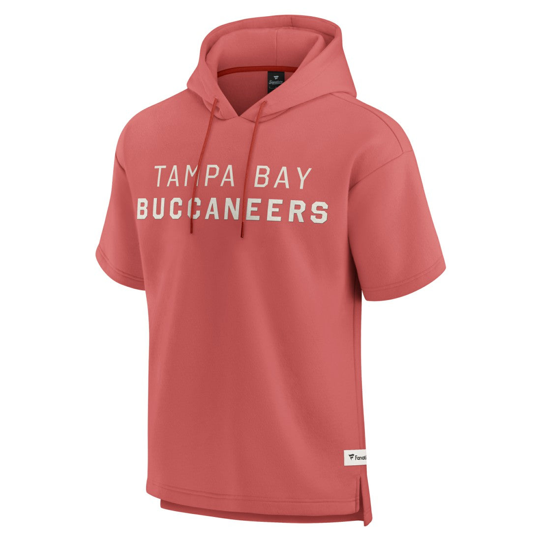 Tampa Bay Buccaneers Elements Future Ground Lettering Short Sleeve Pullover Hoodie - Red Hoodies