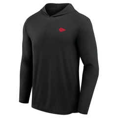 Kansas City Chiefs Front Office Power Mono Long Sleeve Hoodie T-Shirt - Black Hoodies