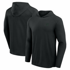 Green Bay Packers Front Office Power Mono Long Sleeve Hoodie T-Shirt - Black Hoodies