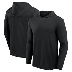 Buffalo Bills Front Office Power Mono Long Sleeve Hoodie T-Shirt - Black Hoodies