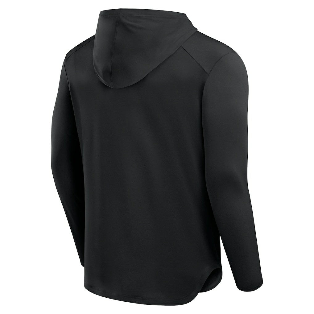 Buffalo Bills Front Office Power Mono Long Sleeve Hoodie T-Shirt - Black Hoodies