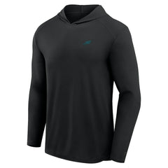 Philadelphia Eagles Front Office Power Mono Long Sleeve Hoodie T-Shirt - Black Hoodies
