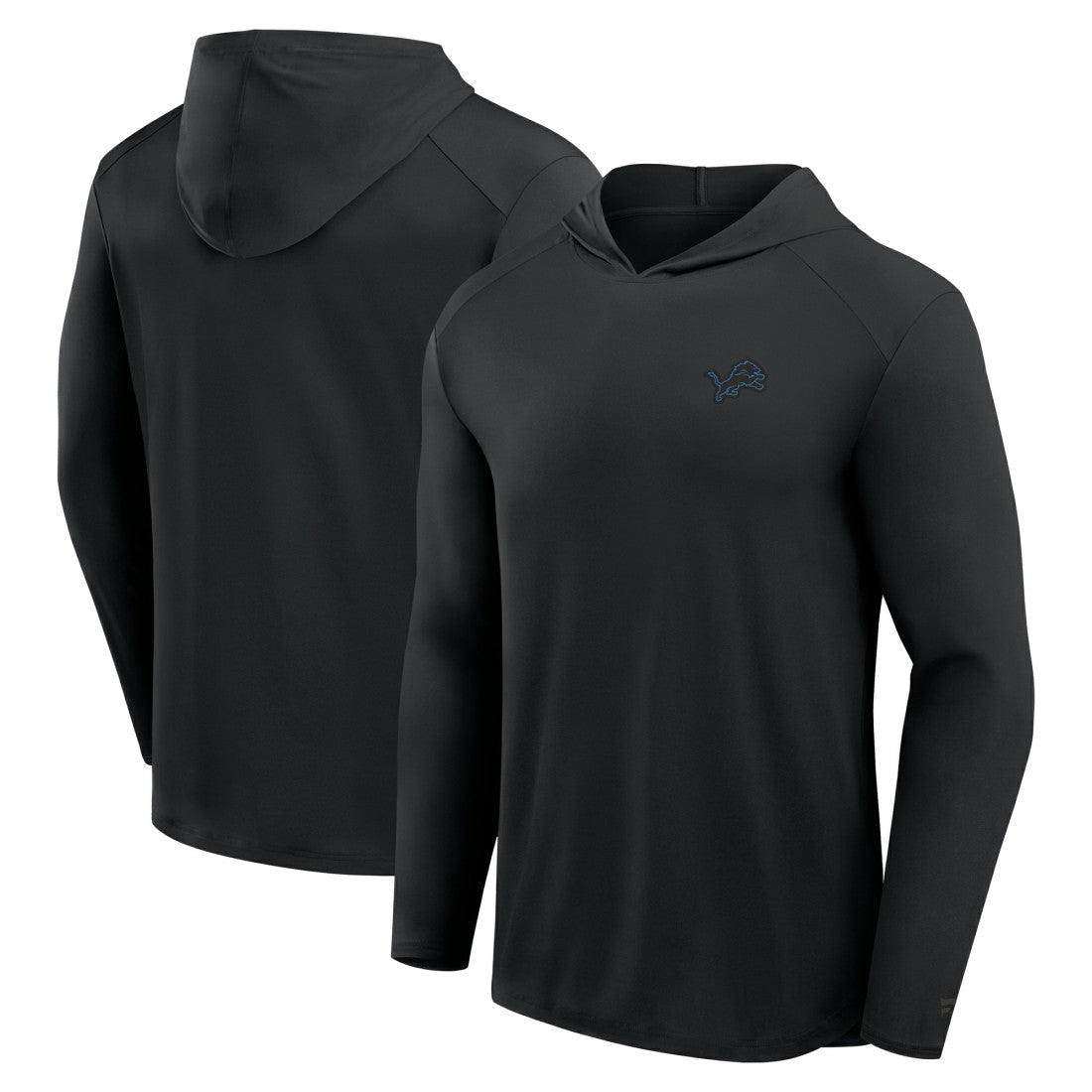Detroit Lions Front Office Power Mono Long Sleeve Hoodie T-Shirt - Black Hoodies