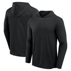 Detroit Lions Front Office Power Mono Long Sleeve Hoodie T-Shirt - Black Hoodies
