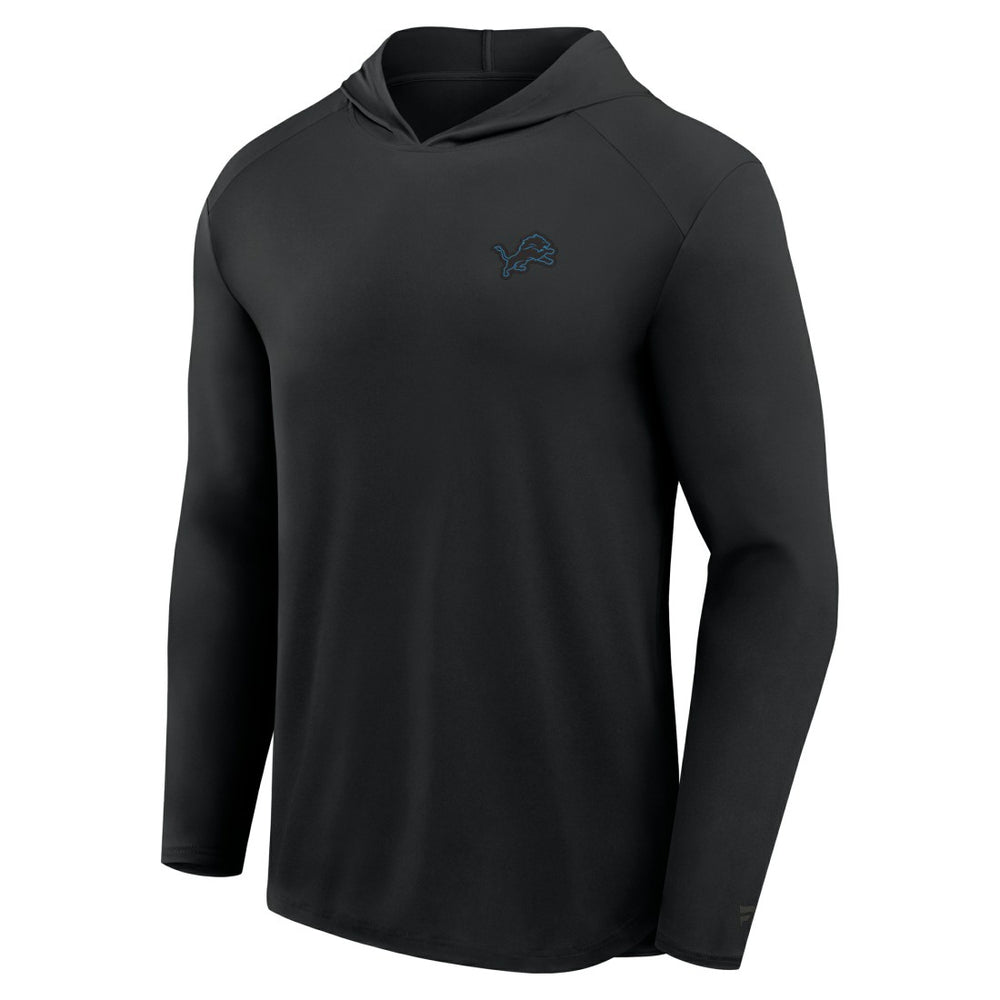 Detroit Lions Front Office Power Mono Long Sleeve Hoodie T-Shirt - Black Hoodies