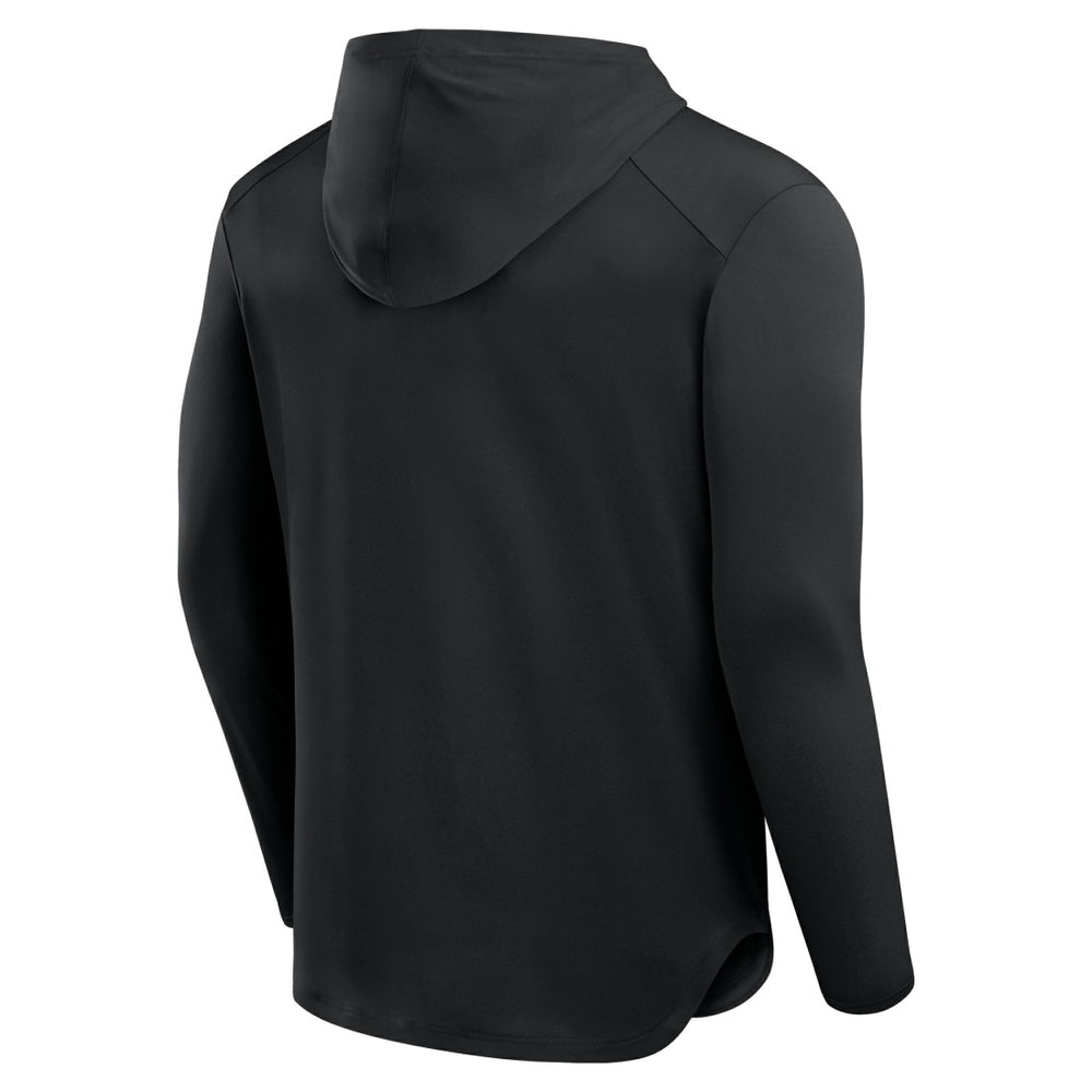 Detroit Lions Front Office Power Mono Long Sleeve Hoodie T-Shirt - Black Hoodies
