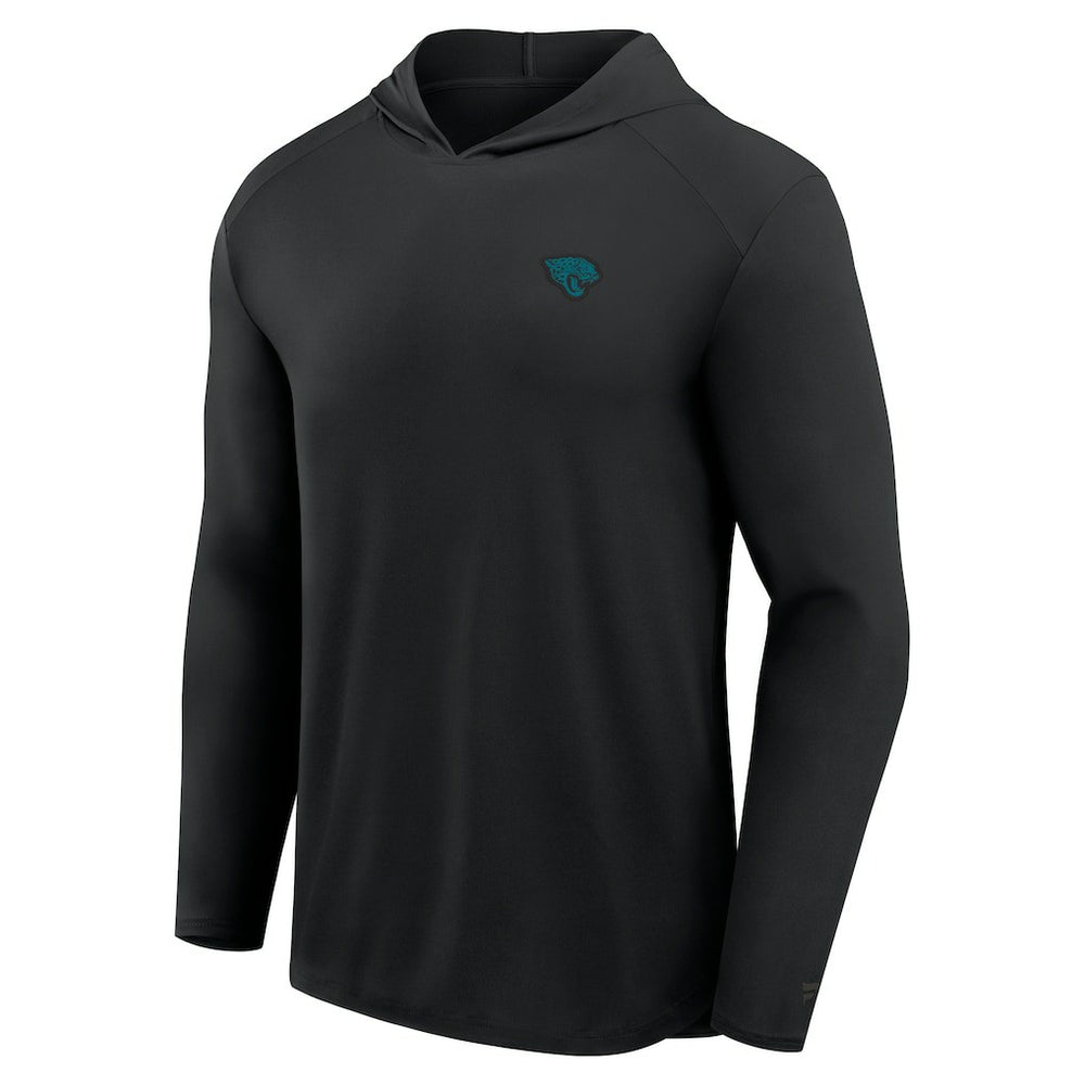 Jacksonville Jaguars Front Office Power Mono Long Sleeve Hoodie T-Shirt - Black Hoodies