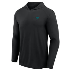 Jacksonville Jaguars Front Office Power Mono Long Sleeve Hoodie T-Shirt - Black Hoodies
